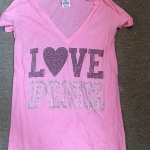 COPY - COPY - Women's/ junior's Love Pink T shirt